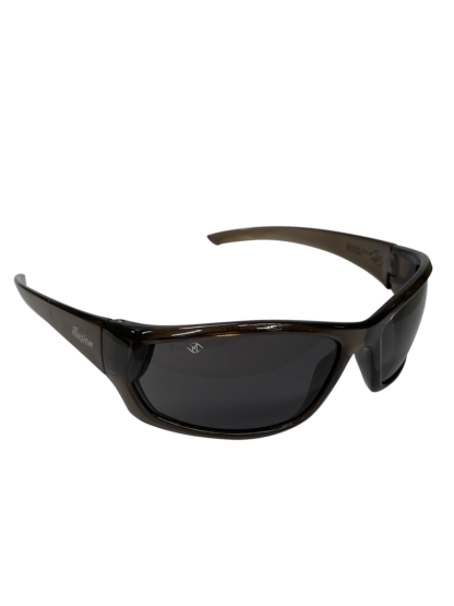 Bandit Eyewear Safety Glasses ‘Illusion’ Brown Frame Smoke Tint